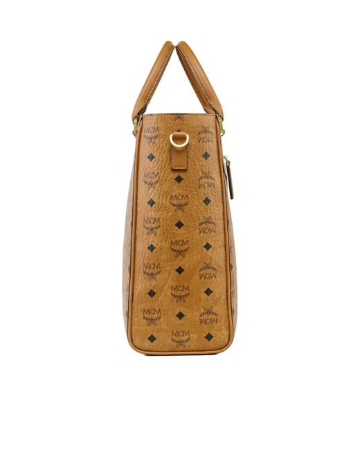 MCM Brown Diamond Vi Tote Bag for men