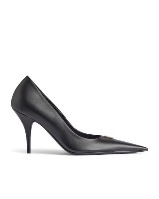 Balenciaga White Avenue Bb Editor Pumps