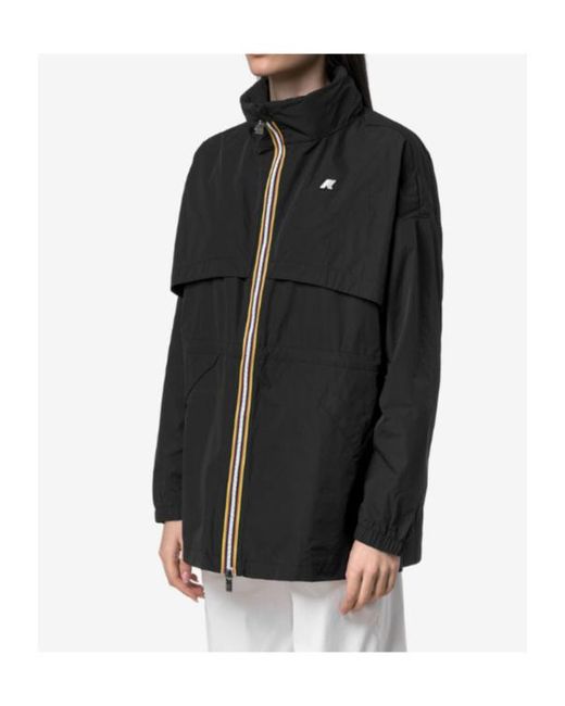 K-Way Black Flap Pocket Jacket