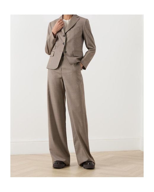 Max Mara Brown Long-Sleeve Blazer