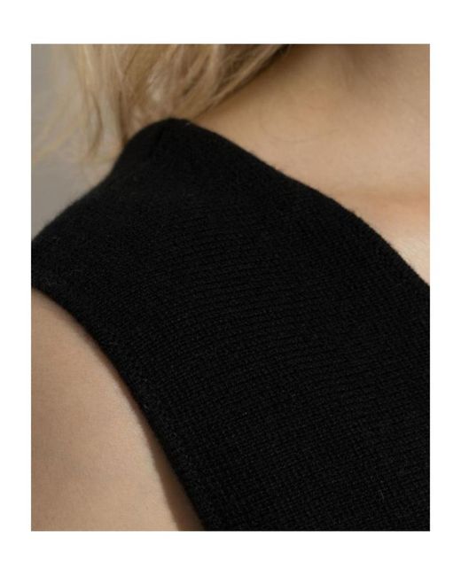 Lisa Yang Black Wrenley V-Neck Sleeveless Mini Dress