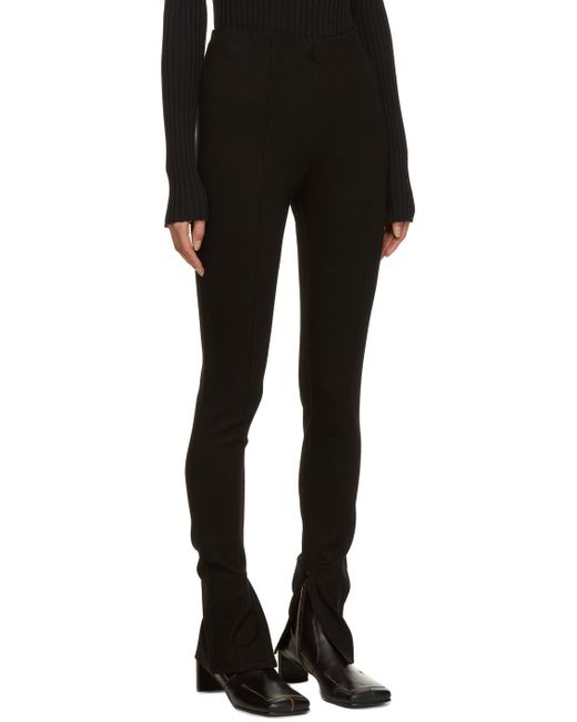 Anine Bing Black Max High-Rise Skinny Trousers