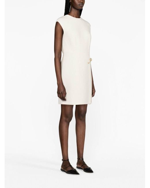 【プラダ・PRADA】Washed twill minidress with safety pin Prada Washed twill minidress with safety pin | REVERSIBLE