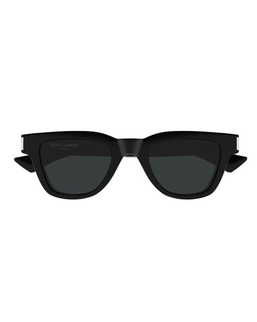 Saint Laurent Black Square-Frame Sunglasses for men