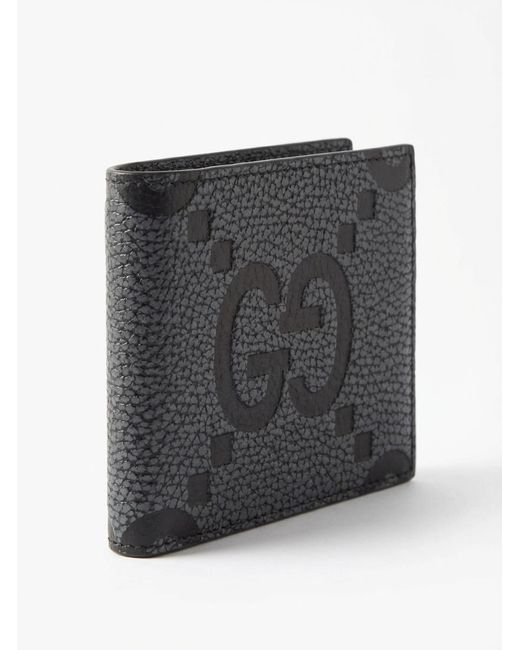 Gucci Black Jumbo Gg Bifold Wallet for men