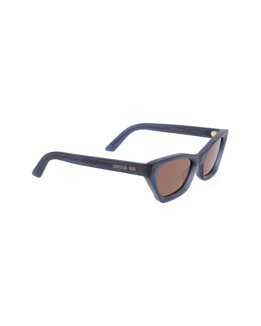 Dior White Eyewear Cat-Eye Frane Sunglasses
