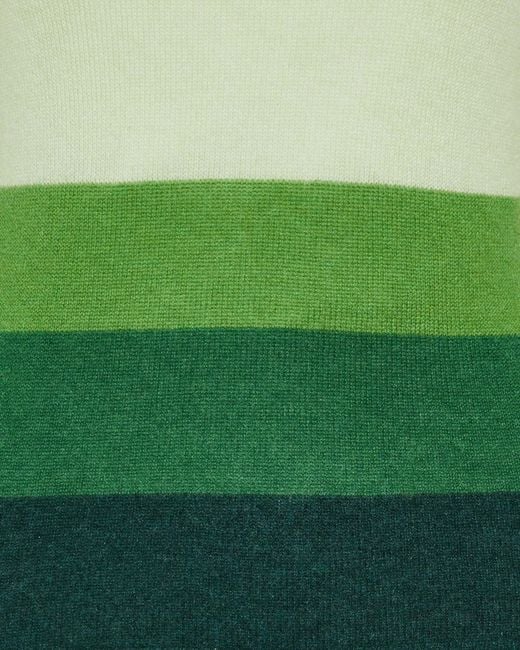 LaDoubleJ Green Tones Striped Sweater