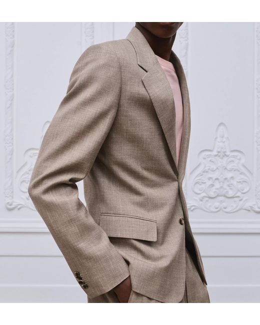 Dior Brown Single-Breasted Jacket for men