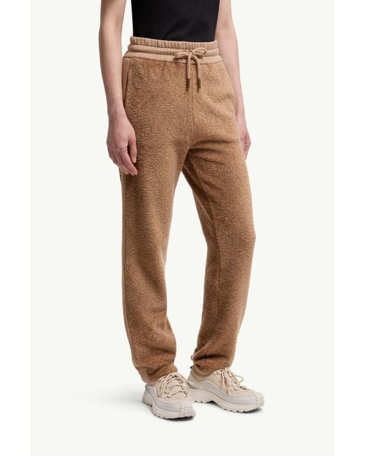 Moncler Natural Teddy Sweatpants