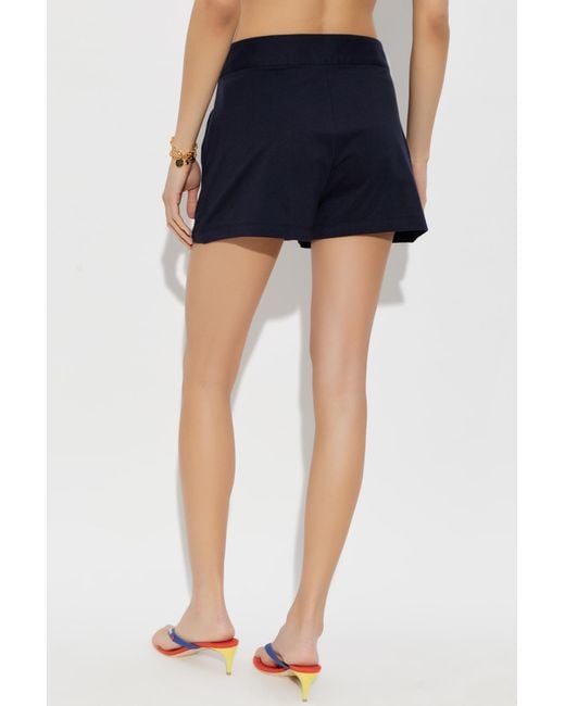 DSquared² Blue Elasticated-Waistband Shorts
