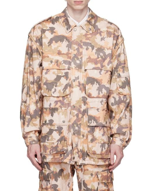 Isabel Marant Natural Elias Lapel Casual Jacket for men
