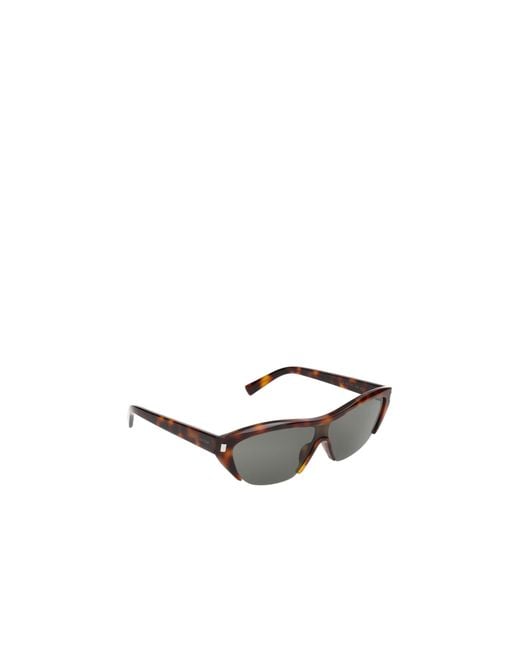 Saint Laurent White Eyewear Sl 704 Rectangular Sunglasses