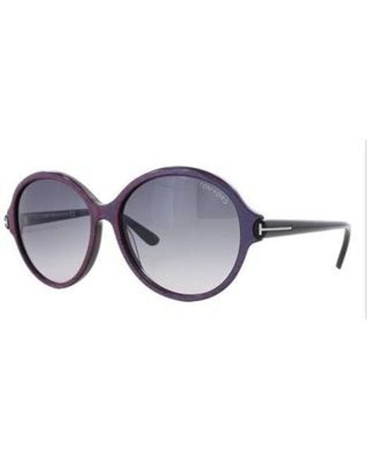 Tom Ford White Logo Sunglasses