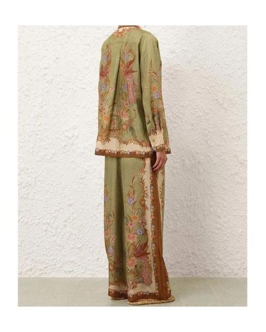 Zimmermann Multicolor Indra Relaxed Shirt