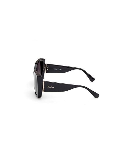 Max Mara White Square-Frame Sunglasses