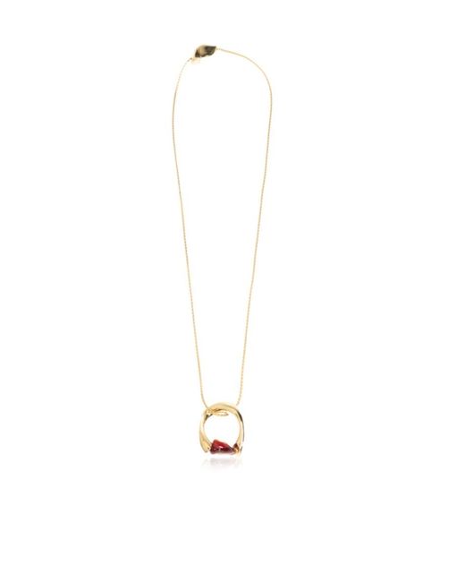 Bottega Veneta White Openwork Necklace