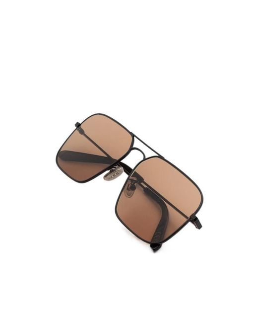 Retrosuperfuture Brown Full Frame Sunglasses for men