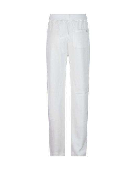 Dondup White Straight Leg Trousers