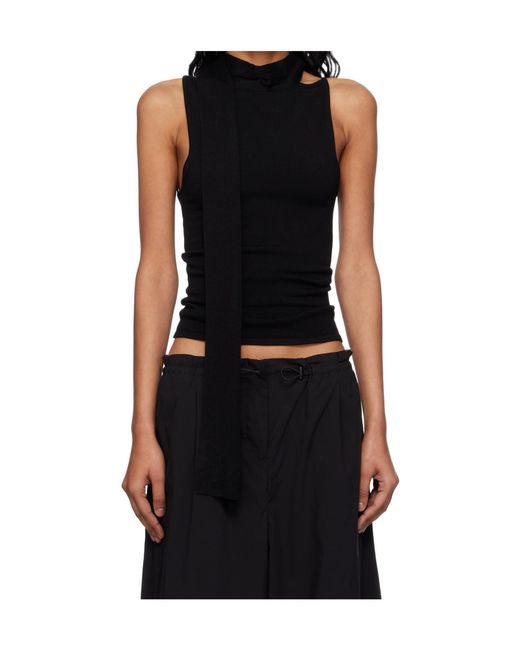 St. Agni Black Backless Vest