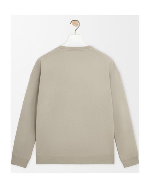 Loewe White Regular Fit Sweatshirt for men