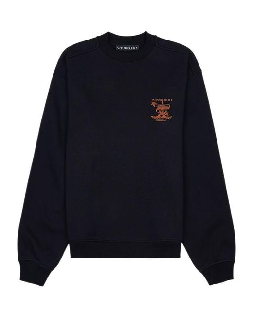 Y. Project Blue Logo Sweatshirt for men