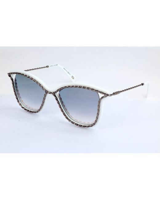 Marc Jacobs Blue Eyewear Cat-Eye Frame Sunglasses