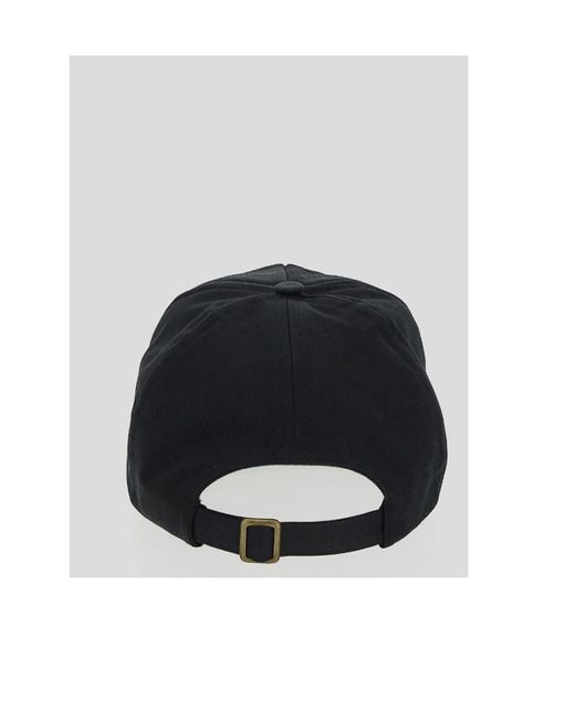 Vivienne Westwood Black Logo-Embroidered Cotton Cap