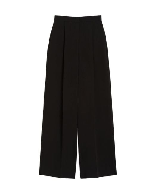 Max Mara Black Compact Cady Trousers