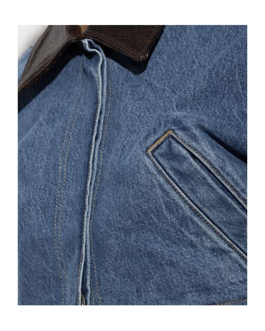 IRO Blue Long-Sleeve Denim Jacket