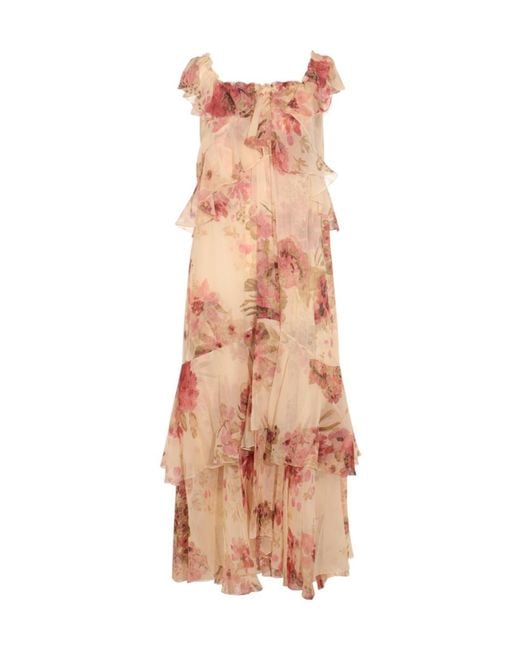 Céline Pink Patterned Dress
