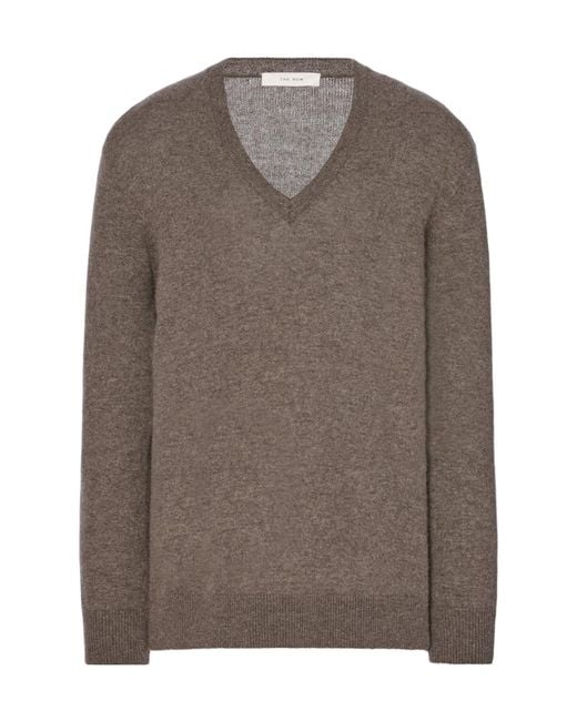 The Row Brown Long-Sleeved Sweater