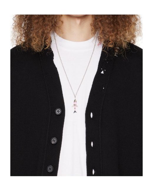 Marni Black Fish Necklace for men