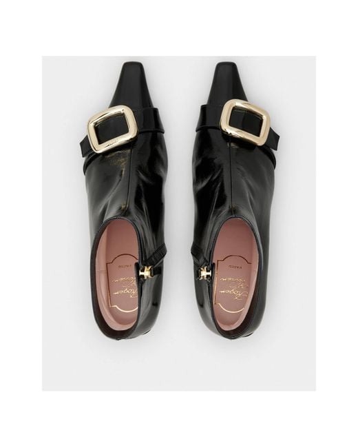 Roger Vivier Black Viv' Canard Boots