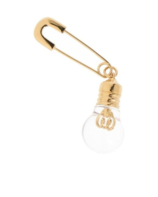 Ambush White Lamp Bulb Earring