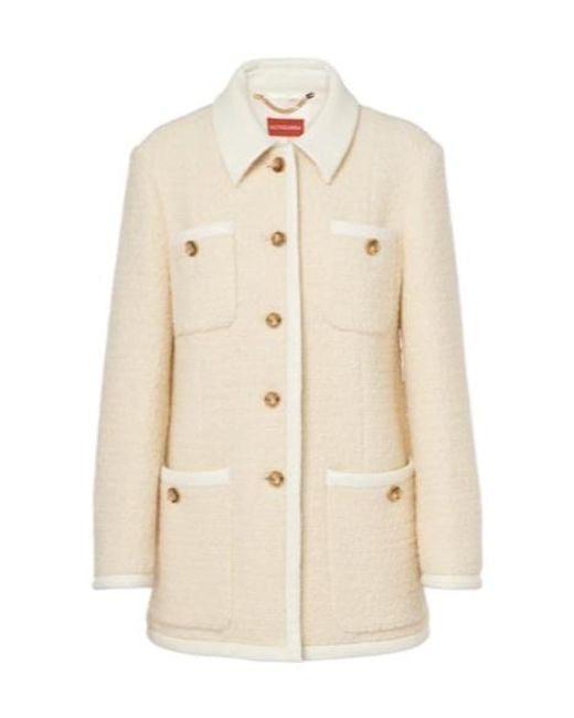 Altuzarra Natural Wool And Cotton Coat