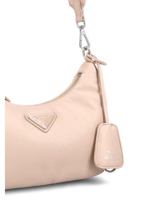 Prada Pink Zipper Shoulder Bag