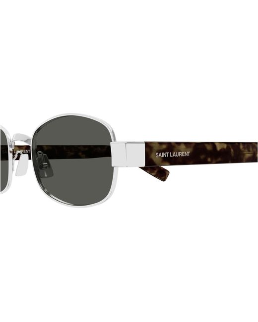 Saint Laurent White Eyewear Sl 706 Rectangular Sunglasses for men