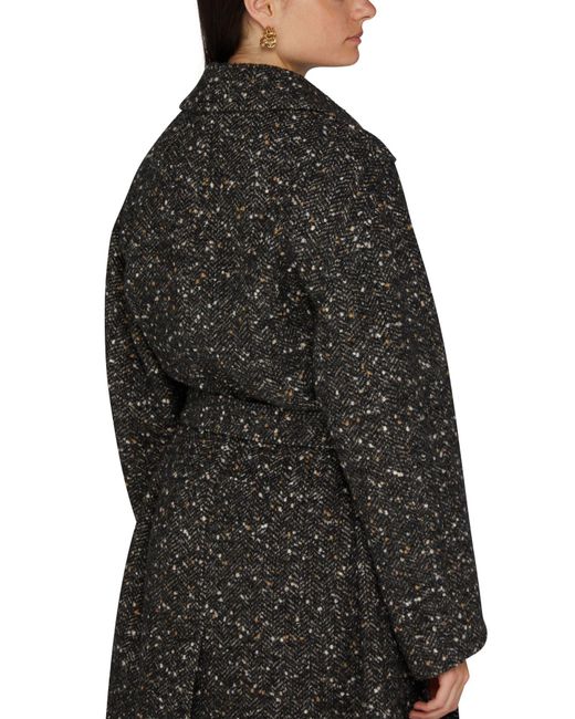 Isabel Marant Black Horia Trench Coat