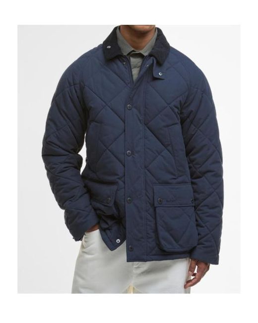 Barbour Blue Quilted Casual Jacket for men