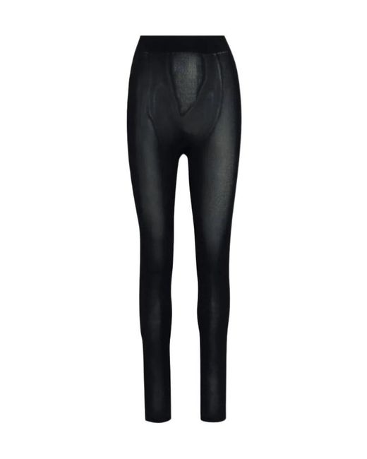 The Row Black Tajice Flat Front Leggings