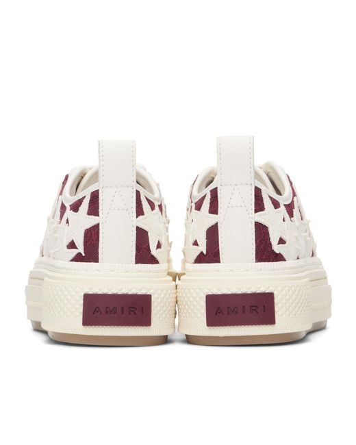 Amiri Pink Ma Low-Top Lace-Up Casual Sneakers