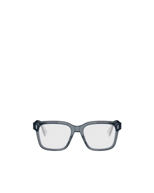 Dior Metallic Eyewear Suqare Frame Glasses for men