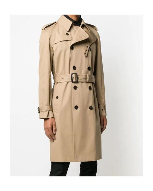 Saint Laurent Natural Belted Trench Coat for men