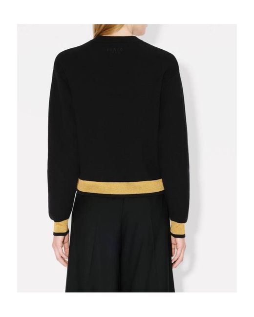 KENZO Black 'Boke Flower' Jumper