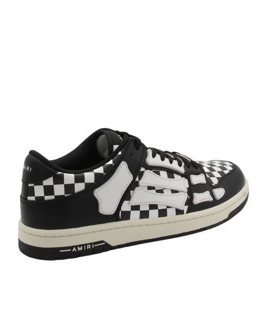 Amiri Black Low-Top Trainers for men