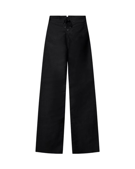 Maison Margiela Black Layered Wide-Leg Trousers