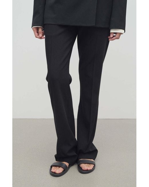 The Row Black Foam Sandals