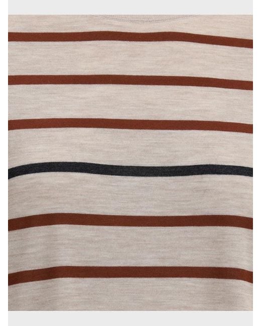 Brunello Cucinelli White Wool T-Shirt