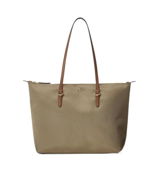 Ralph Lauren Natural Keaton Tote Bag