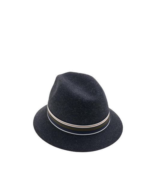 Loro Piana Blue Striped Fisherman's Hat